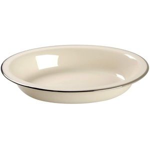 Lenox Montclair Oval Vegetable Bowl Ivory with Platinum Trim